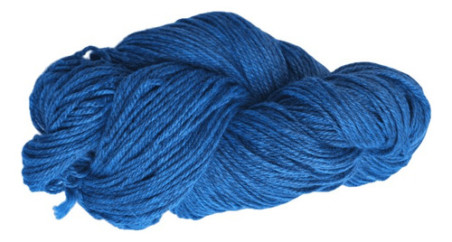 Lana Shetland Semigorda 900gr (6 Madejas De 150gr) Azul
