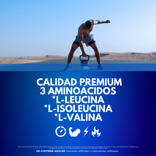 Suplemento En Cápsulas Flairfit® Premium, Aminoácidos Bccas, 90 Cápsulas Sabor Sin sabor