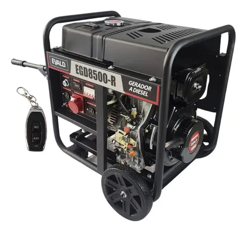 Gerador Energia Diesel 7,5kva Partida Elétrica 220v Evald