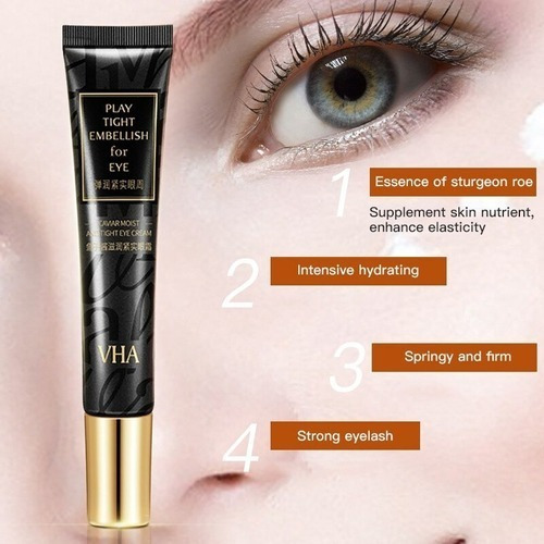 Imagem 2 de 3 de Creme Ácido Hialurônico Para Olhos Anti Rugas Olheiras Bolsa