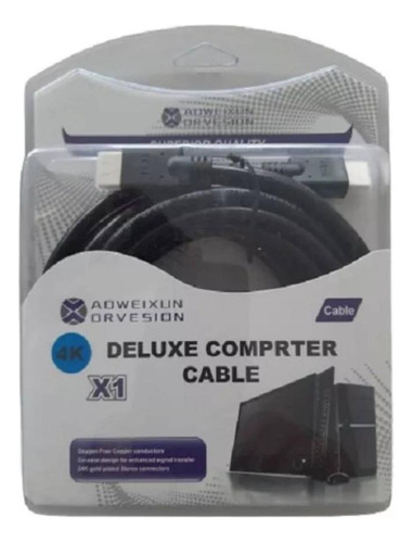 Cable Hdmi 3 Metros Deluxe Comprter