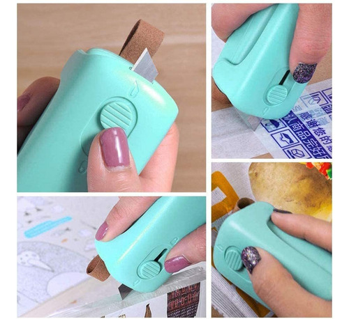 Máquina De Sellado Térmico De Mano 2 En 1 Con Cortador