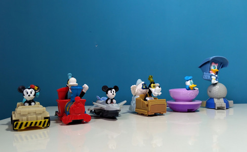 Muñecos Mickey & Minnie Runaway Railways X 6 (2022) (Usado)