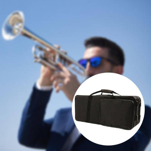 Bolsa De Trompeta Correa De Doble Hombro Almacenamiento