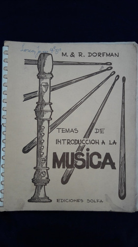 Temas De Introduccion A La Musica Dorfman