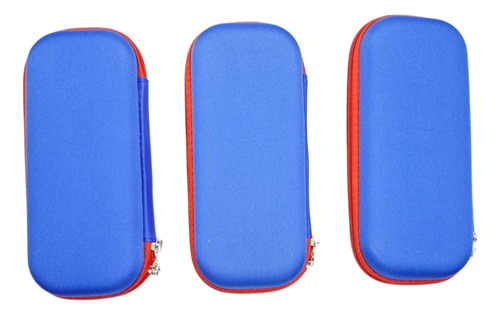 3 Pzas Estuche Para Lápices Lapicera 3d Escolar Mickey Mouse Azul Mickey