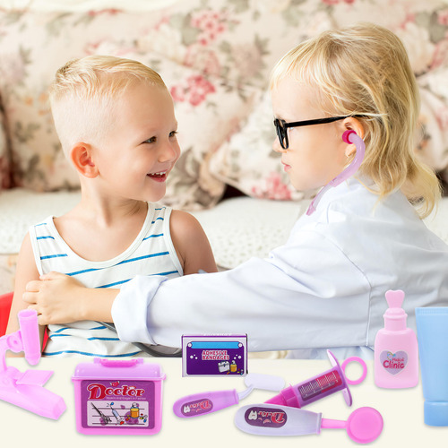 Kit Médico Pretend Play De Juguete Para Enfermeras, 14 Pieza