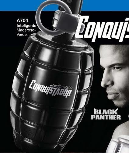 Arabela Conquistador Black Panther Colonia 50 ml Para Hombre