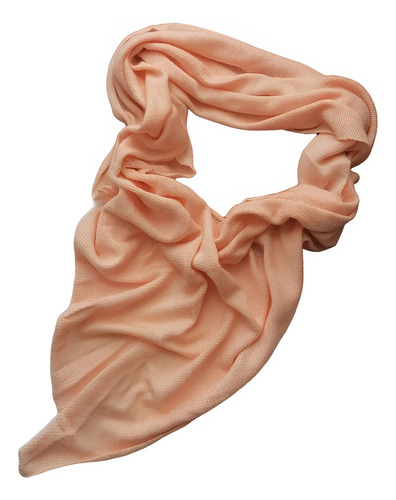 Bufanda Chal Color Coral, Diseño Único