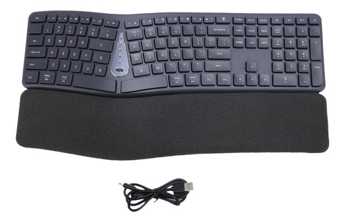 Reposamuñecas Acolchado Ergonómico Inalámbrico Con Teclado D