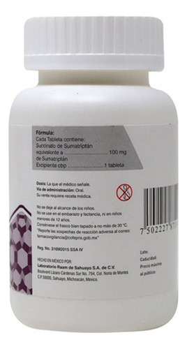Fermig FERMIG TABLETA 100 mg, 20 TABLETAS - Laboratorio raam de sahuayo, s.a. de c.v.