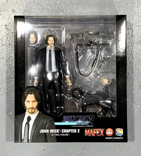 Dt Figura De Acción Mafex 085 De John Wick, Modelo De