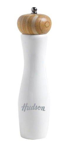 Molinillo De Madera Hudson Laqueado Color Blanco 20 Cm