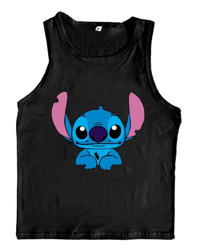 Musculosa Stitch Para Chicos Algodon