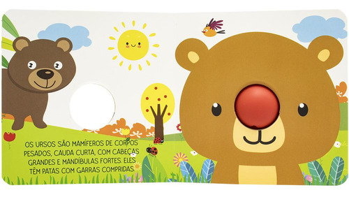Aperte Meu Nariz! Um Livro-squeaky: Animais Da Selva, De Brijbasi., Vol. 1. Editorial Todolivro, Capa Dura, Edição 1 Em Português, 2024