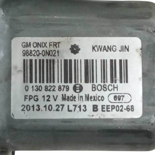 Máquina Vidro Elétrico Dianteiro L/e Gm Onix 1.0 2013