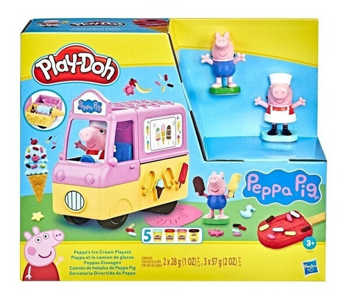 Play Doh Camion De Helados Peppa Pig Masa Hasbro / Diverti