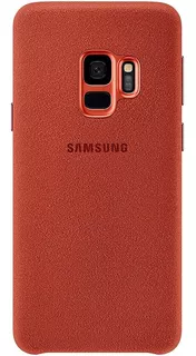 Oficial Oem Samsung Galaxy S9 Alcántara Cubierta (rojo)