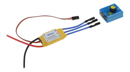 Dc 12v 30a Esc Brushl Con Motor Controlador De Velocidad Par