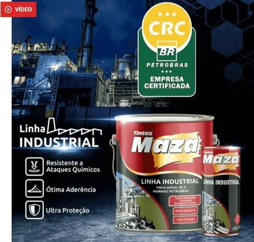 Tinta Epóxi Brilhante Kit 3,6 L Maza 9 Cores