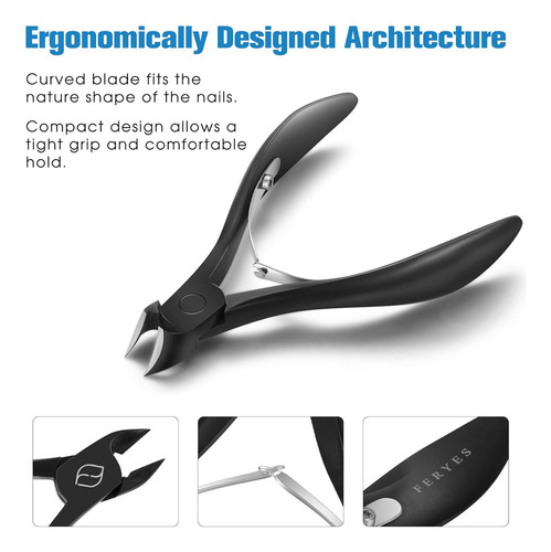 Precision Toenail Clipper Tool For Thick Or Ingrown Toe...