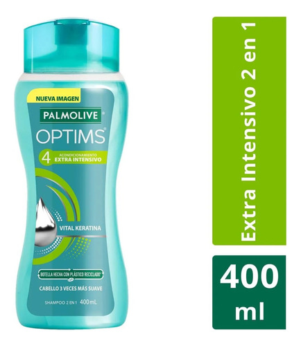 Shampoo Palmolive Optims 4 Vital Keratina 2 En 1 400ml