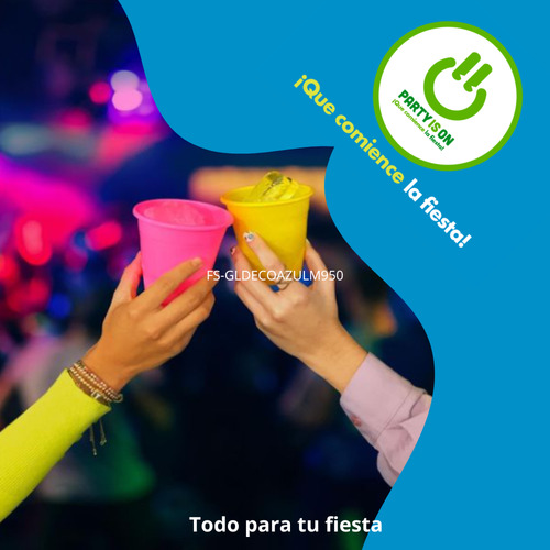 Servilleta Coctel Party Is On 100 Pzs Color Elegir Fiesta