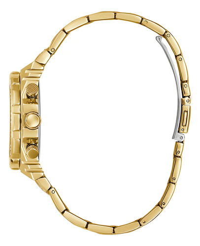 Relógio Guess Multifunção Feminino - Gw0552l2 Correia Dourado Bisel Dourado