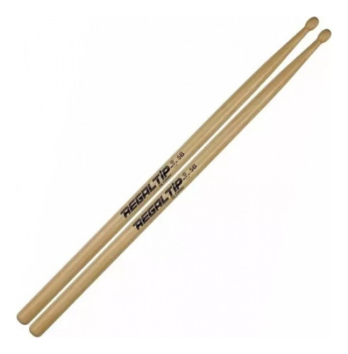 Palillos Bateria 5b Punta Madera Regal Tip Rw-225r
