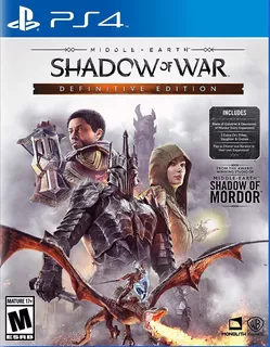 Juego Shadow Of War Definitive Edition Ps4 Fisico Nuevo
