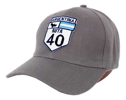 Gorra Visera Curva Con Hebilla Ajustable Clásica Ruta 40 