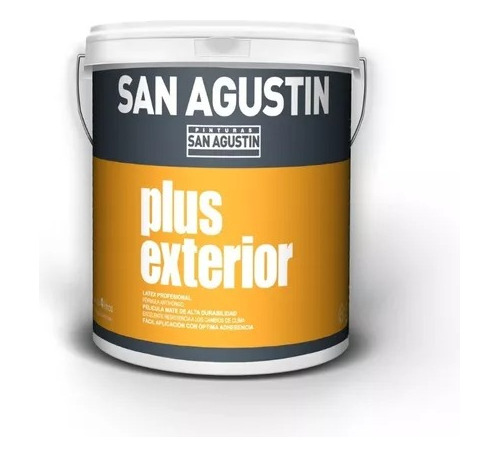 Pintura Latex San Agustin Interior Ext Verde Paddle 20 Litro