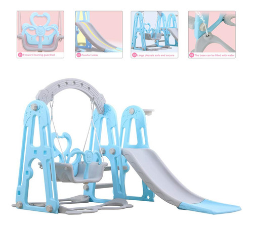 Centro De Diversion Columpio /resbaladero Infantil 3 En 1
