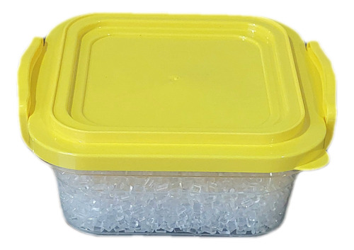 6 Contenedores Cuadrados De 300 Ml, Recipientes Complan