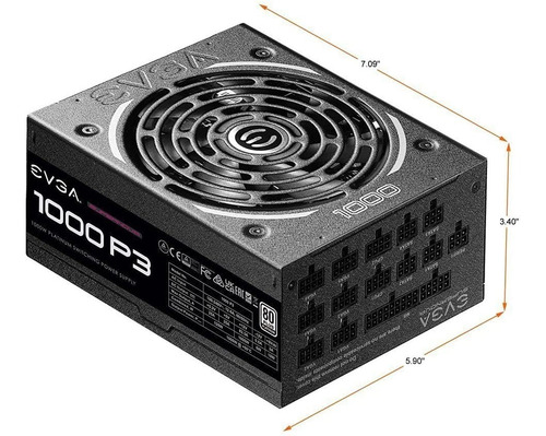 Fuente De Poder Evga 1000w P3 Platinum