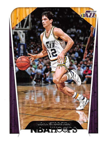 Nba Hoops Basketball 295 John Stockton Utah Jazz Tribute Tar