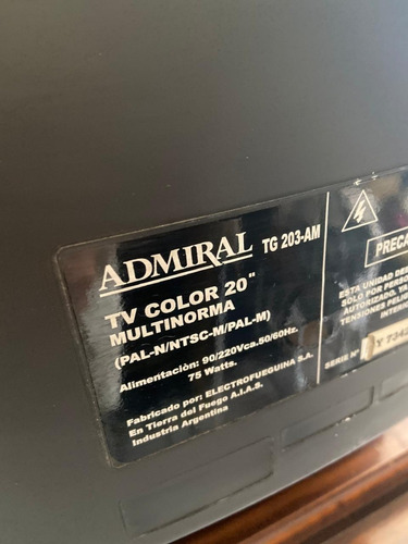 Televisor Admiral (no Funciona)