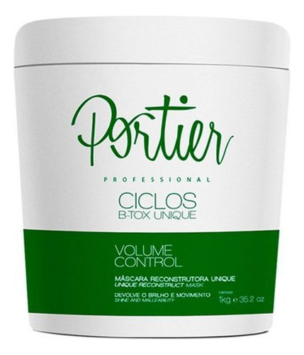 Portier - Ciclos Unique Mask Btox Máscara Reconstrutora