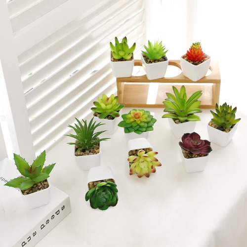 Imagen 4 de 4 de Mini Plantas Artificiales Decorativas.