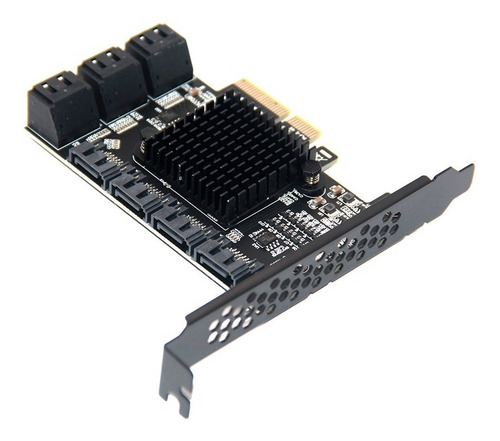 Imagen 9 de 10 de Tarjeta Adaptadora Pci-e 4x A 10 Sata3.0 Ordenador De Sobrem