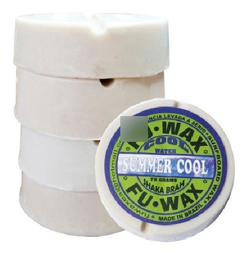 Parafina Surf Fu Wax Summer Cool (verde) - 2 Unidades