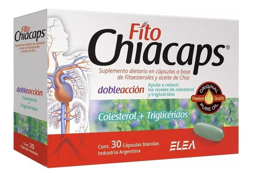 Fito Chiacaps Omega 3 Fitoesteroles Doble Accion X 30 Caps