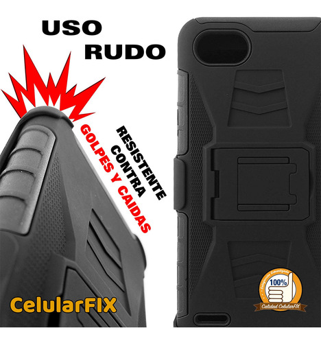 Funda Protector P/ Moto G31, Uso Rudo Con Clip
