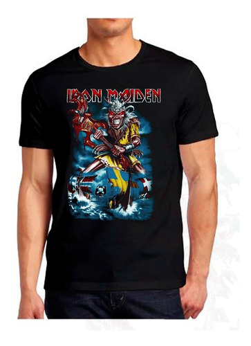 Playera Iron Maiden Adictos Al Rock And Roll Solo Biker