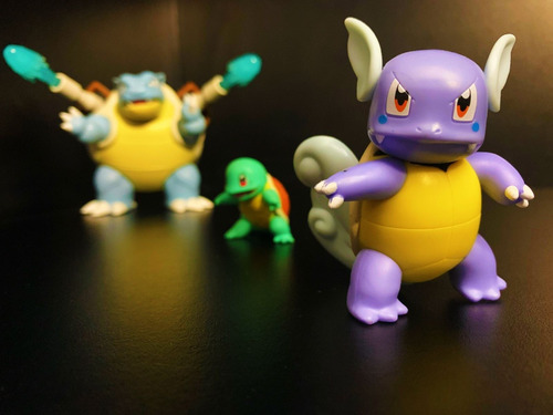 Lote Pokémon Jazwares Tomy Squirtle Wartortle Blastoise (Usado)