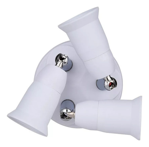 Adaptador De Enchufe De Bombilla De 3 Cabezales, Divisor Aju