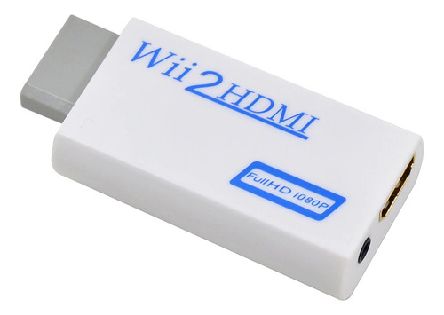 Adaptador conversor de vídeo Wii2HDMI compatible con Nintendo Wii