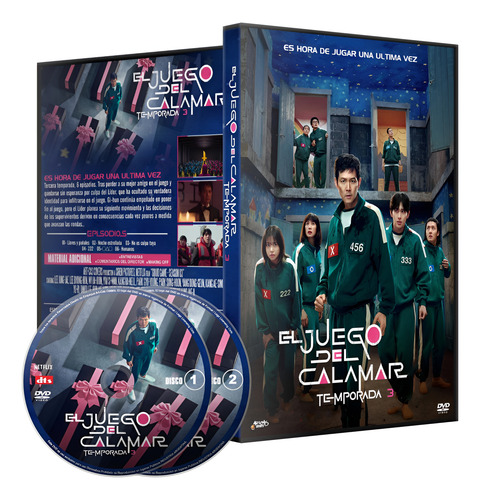 El Juego Del Calamar Temporada 3 Dvd Latino/ingles