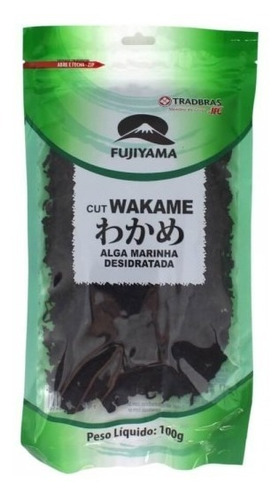 Alga Marinha Desidratada Cut Wakame 100 Gr .´. Oriental 