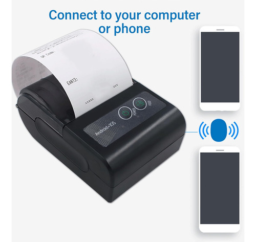 Mini Impresora Térmica Bluetooth Portátil 58mm